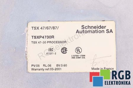 SCHNEIDER ELECTRIC TSXP4730R