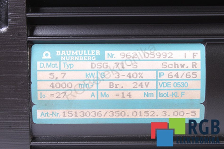 BAUMÜLLER DSG71-S 5.7KW