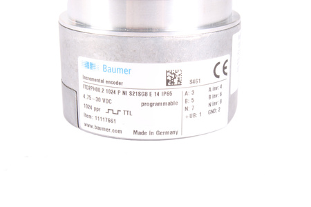 BAUMER ITD2PH00.2 1024 P NI S21SG8 E 14 IP65 11117661 ENKODÉR
