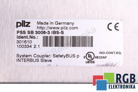 PILZ PSSSB3006-3IBS-S 301610