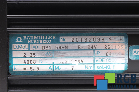 BAUMÜLLER DSG56-M 2.35KW