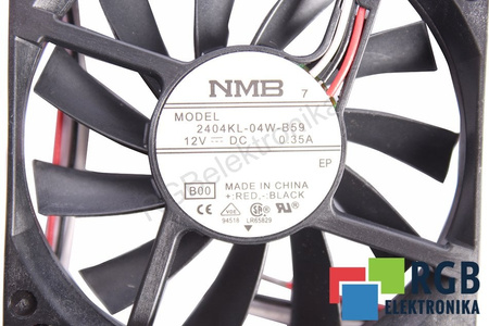 NMB TECHNOLOGIES 2404KL-04W-B59 60X60X10MM, 12V, 0.35A VENTILÁTOR