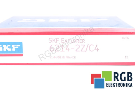 SKF 6214-2Z/C4 11000RPM, 5600RPM, 70X125X24MM, 63.7KN, 45KN LOŽISKO
