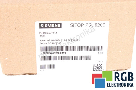 SIEMENS 6EP3436-8SB00-0AY0 SITOP PSU8200
