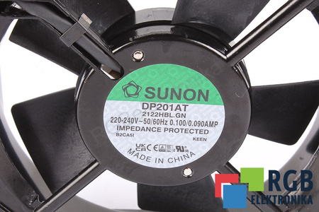 SUNON DP201AT2122HBL.GN 120X120X25MM, 230V VENTILÁTOR