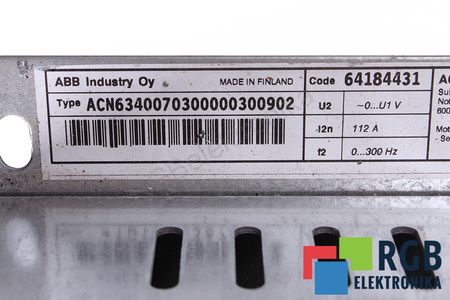 ABB ACN6340070300000300902 ACS600