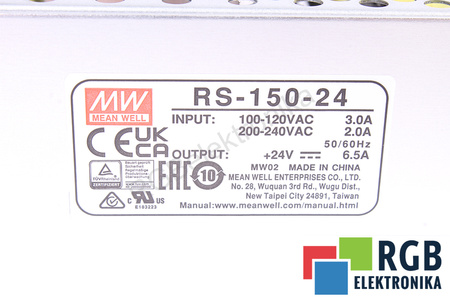 MEAN WELL RS-150-24 ZDROJ
