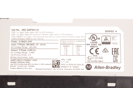 ALLEN BRADLEY 25C-D2P3N114