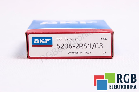 SKF 6206-2RS1/C3 8000RPM, 20.3KN, 11.2KN 30X62X16 LOŽISKO