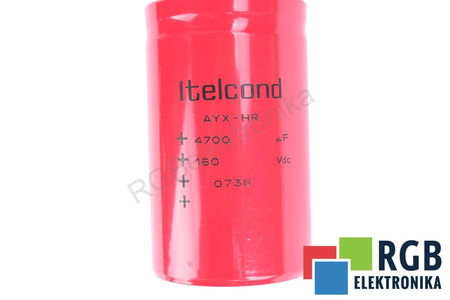 KONDENZÁTOR ITELCOND AYX-HR 4700UF, 160V