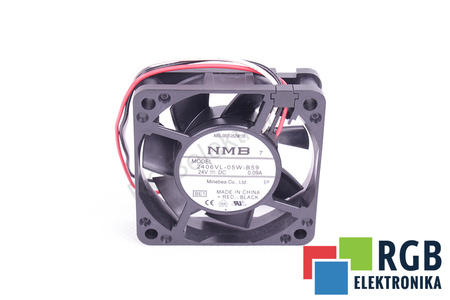 FANUC A90L-0001-0529#135 2406VL-05W-B59 60X60X15MM, 24V VENTILÁTOR