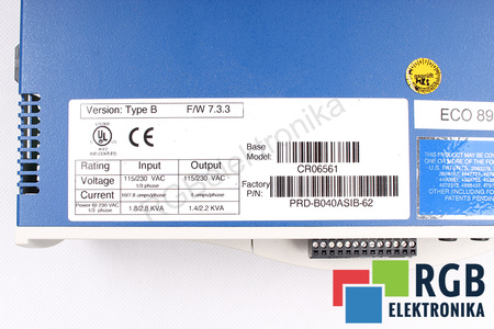 KOLLMORGEN SEIDEL PRD-B040ASIB-62 CR06561-MZ SERVOSTAR