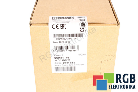 PHOENIX CONTACT QUINT4-PS/3AC/24DC/20