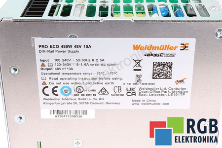 WEIDMULLER 1469610000 PRO ECO