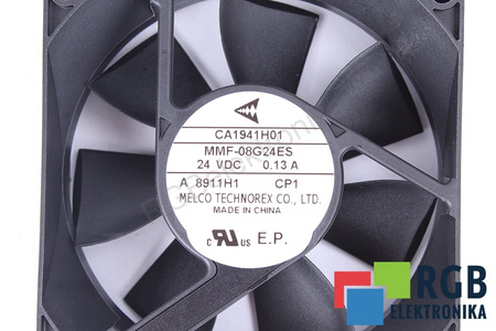 MELCO TECHNOREX MMF-08G24ES 80X80X25MM 24V, 0.13A VENTILÁTOR