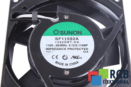 SUNON SF11592A1092HBT 90X90X25MM, 115V VENTILÁTOR