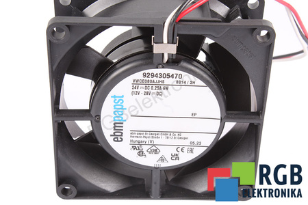 EBM PAPST 8314/2H 80X80X32MM, 24V VENTILÁTOR