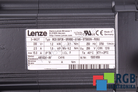 LENZE MCS09F38-SRMB0-A14N-ST5S00N-R0SU