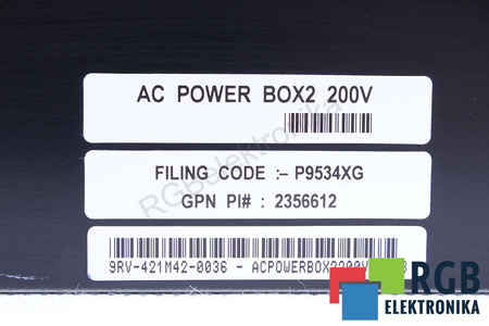 GE YOKOGAWA MEDICAL SYSTEMS P9534XG BOX2 PRE LOGIQ7