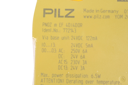 PILZ PNOZ M EF 4DI4DOR 772143 PNOZMULTI 2 BEZPEČNOSTNÉ RELÉ