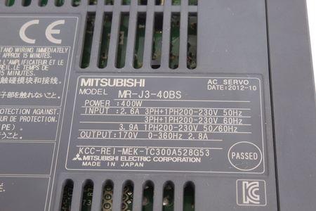 MITSUBISHI ELECTRIC MR-J3-40BS