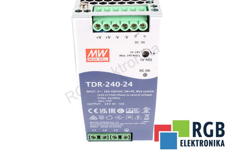 MEAN WELL TDR-240-24 ZDROJ