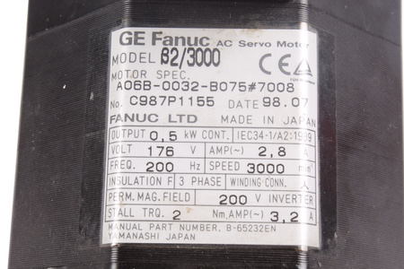 FANUC A06B-0032-B075