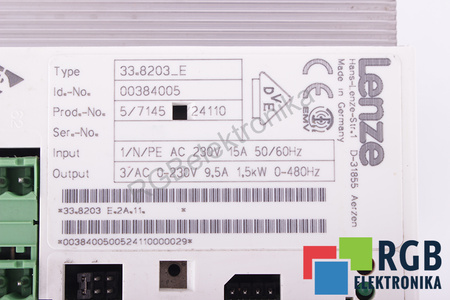 LENZE 33.8203_E.2A.11 EVF8203-E