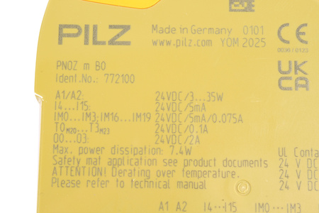 PILZ PNOZ M B0 772100 BEZPEČNOSTNÉ RELÉ