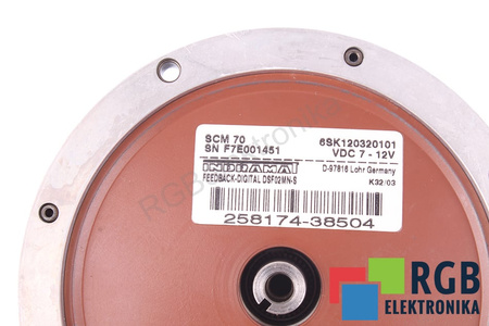 INDRAMAT SCM70 6SK120320101 ENKODÉR