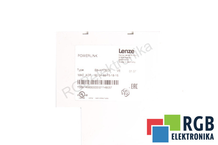 LENZE E84AVSCE1522SX0-ECXXX INVERTER E84AVSCE1522SX+E84AYCECV