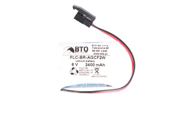 BR-AGCF2W 6.0V PLC-BR-AGCF2W 2400MAH, 6V BATÉRIA NÁHRADA