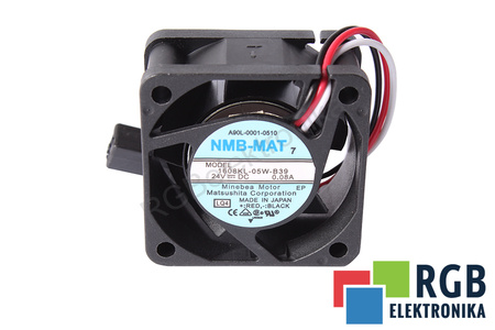 NMB TECHNOLOGIES 1608KL-05W-B39 40X40X20MM, 24V VENTILÁTOR