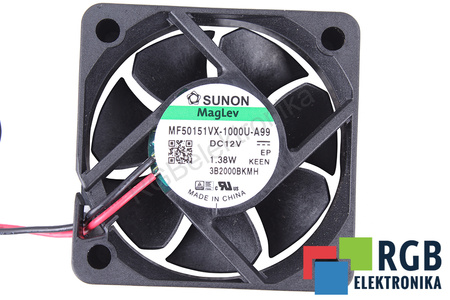 SUNON MF50151VX-1000U-A99 50X50X15MM, 12V VENTILÁTOR