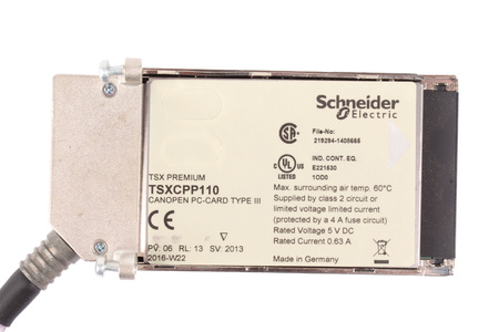 SCHNEIDER ELECTRIC TSXCPP110 TSX PREMIUM CANOPEN PC-CARD TYPE III