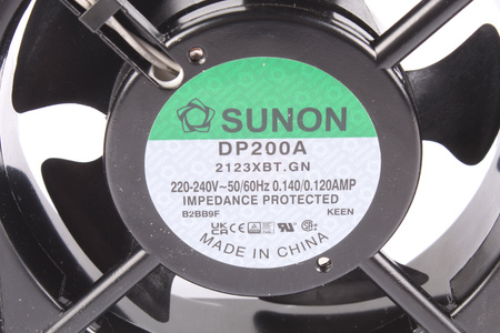 SUNON DP200A2123XBT.GN 120X120X38MM, 230V VENTILÁTOR