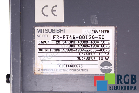 MITSUBISHI ELECTRIC FE-F746-00126-EC