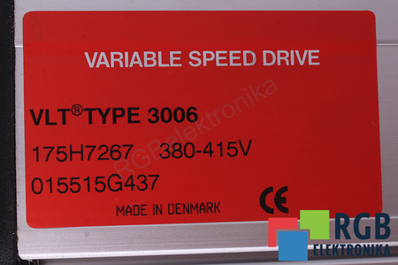DANFOSS 175H7267 VLT3006