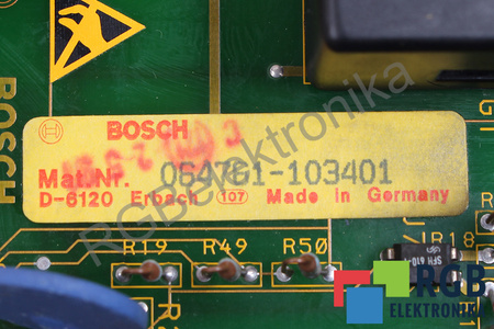 BOSCH 064761-103401 060728-4017 PRE SM 20/30 GTC