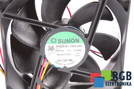 SUNON PF92251B1-1000U-G99 92X92X25MM, 12V VENTILÁTOR