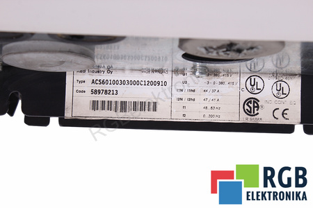 ABB ACS60100303000C1200910 ACS600 58978213