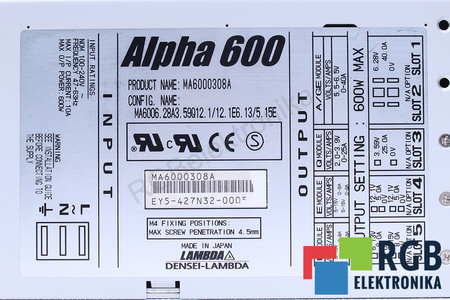 GE YOKOGAWA MEDICAL SYSTEMS MA6000308A ALPHA600 PRE LOGIQ7 GE