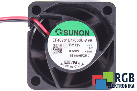 SUNON EF40201B1-000U-A99 EF40201B1-A99 40X40X20MM, 12V VENTILÁTOR