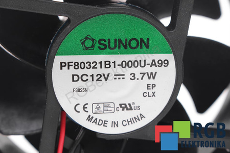 SUNON PF80321B1-000U-A99 80X80X32MM, 12V VENTILÁTOR