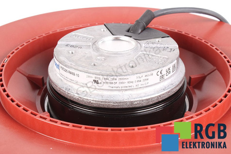 EBM PAPST R2E225-RA92-10 225MM, 230V, 0.68A VENTILÁTOR