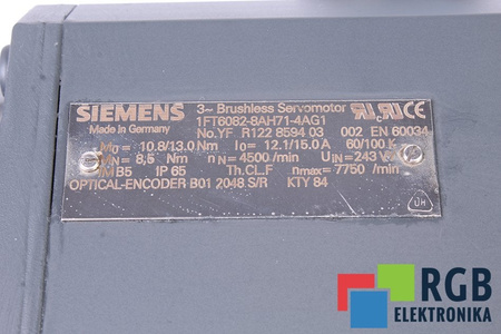 SIEMENS 1FT6082-8AH71-4AG1