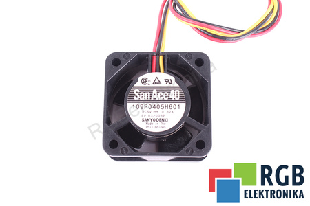 SANYO DENKI 109P0405H601 SANACE40 40X40X20MM, 5V, 0.32A VENTILÁTOR