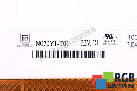 CHI MEI N070Y1-T01 REV.C1 7" LCD DISPLEJ