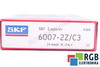 SKF 6007-2Z/C3 35X62X14 16.8KN, 10.2KN LOŽISKO