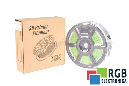 FLASHFORGE 1,75MM HS PLA FILAMENT 0.5KG GREEN VONKAJŠÍ ROZMER CIEVKY 180MM, VNÚTORNÝ ROZMER CIEVKY 50MM, ŠÍRKA CIEVKY 45MM